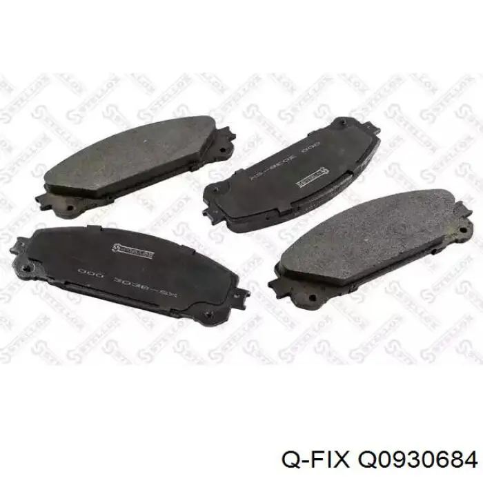 Q0930684 Q-fix Колодки передние