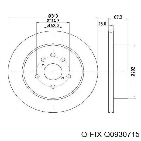 Купить Q0930715 Q-fix Колодки тормозные