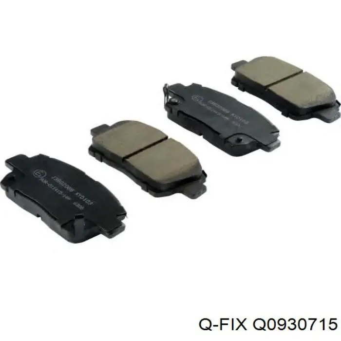 Q0930715 Q-fix Колодки передние