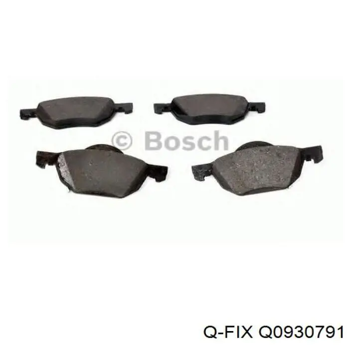 Передние тормозные колодки Q0930791 Q-fix