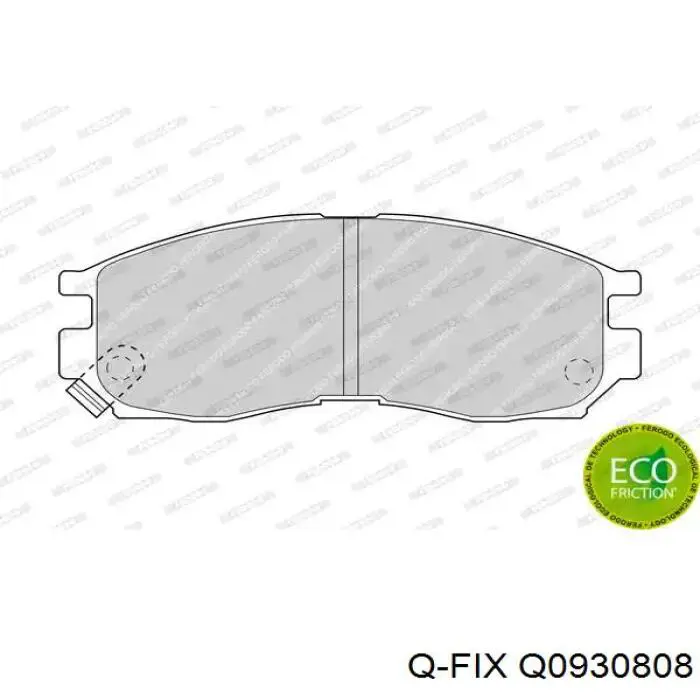 Q0930808 Q-fix Колодки передние