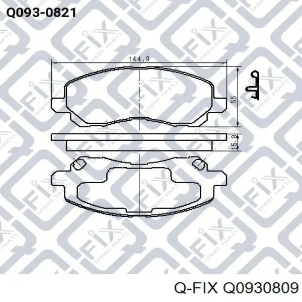 Задний тормозной диск Q-fix Q0930809 цена, от 19.80 USD