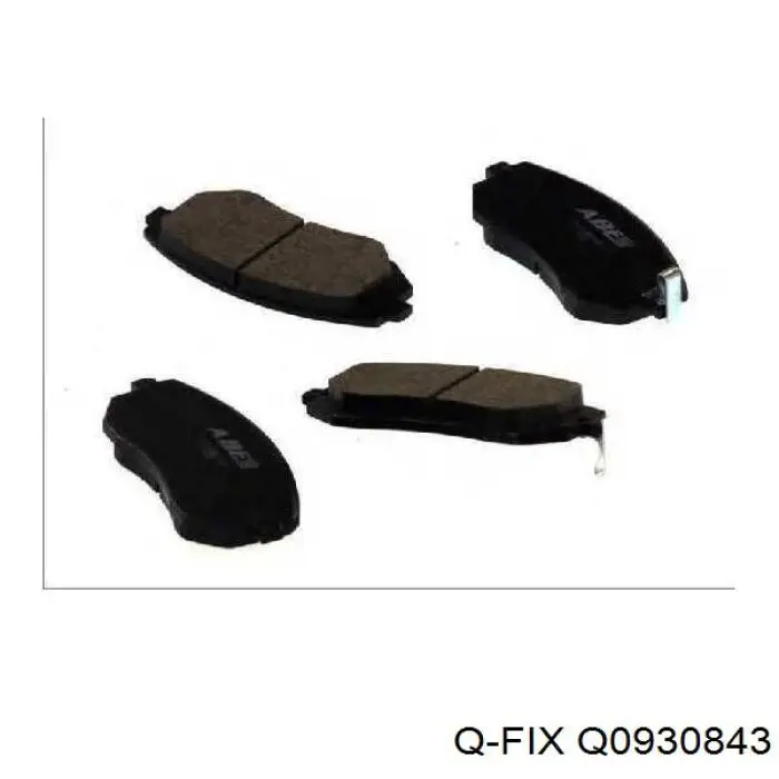 Колодки Q-fix Q0930843 цена, от 16.40 USD