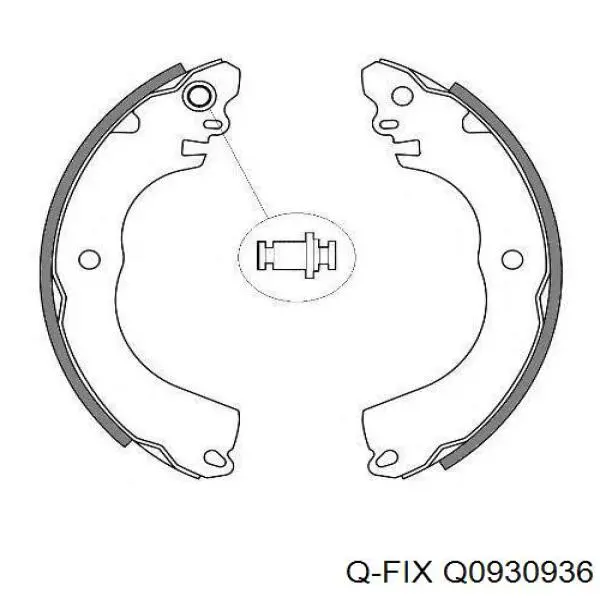 Колодки дисковые  Q-fix Q0930936 цена, от 14.09 USD