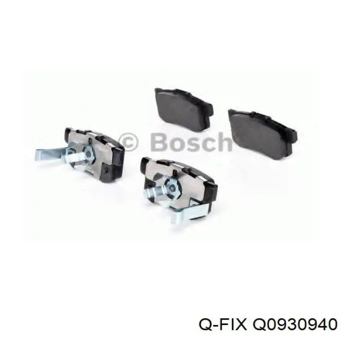 Купить Q0930940 Q-fix Колодки тормозные задние, дисковые