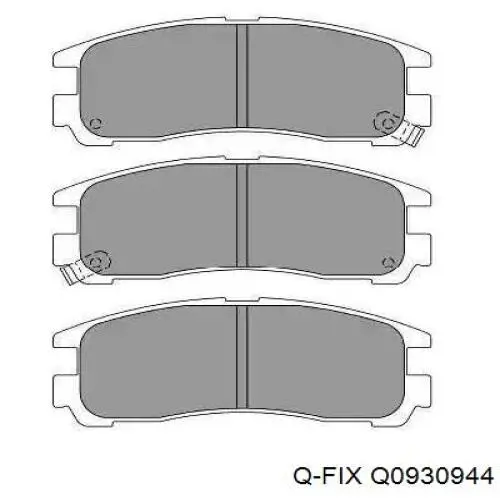 Колодки дисковые  Q-fix Q0930944 цена, от 10.68 USD