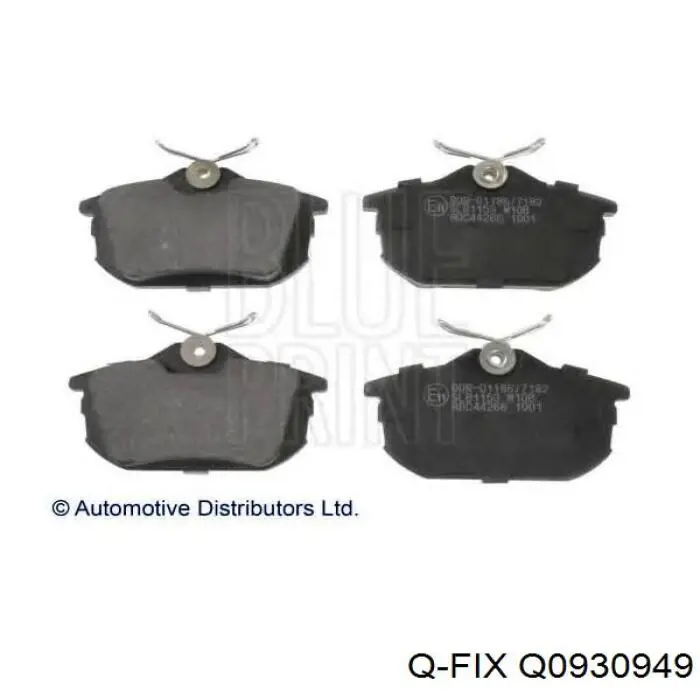 Колодки дисковые  Q-fix Q0930949 цена, от 12.25 USD