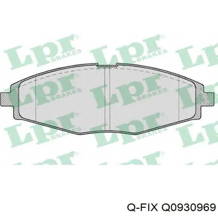 Q0930969 Q-fix Колодки передние