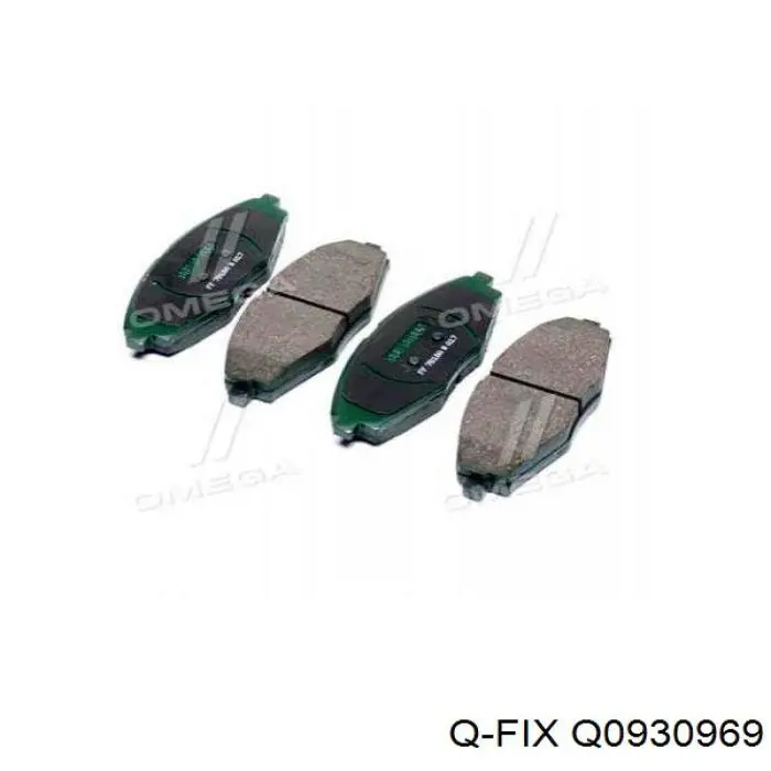 Колодки Q-fix Q0930969 цена, от 12.24 USD