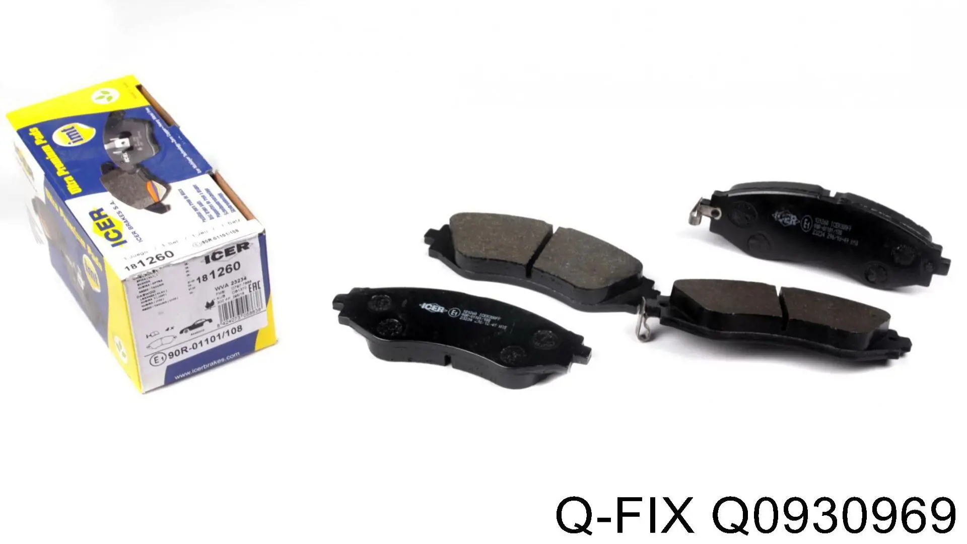Купить Q0930969 Q-fix Колодки тормозные