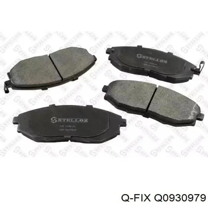 Q0930979 Q-fix Колодки передние