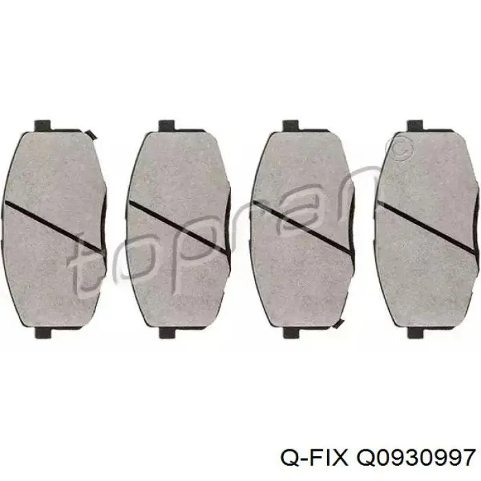Колодки Q-fix Q0930997 цена, от 13.84 USD