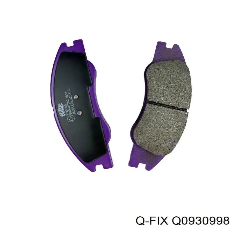 Колодки Q-fix Q0930998 цена, от 23.58 USD
