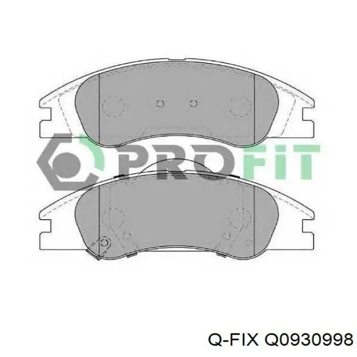Купить Q0930998 Q-fix Колодки тормозные