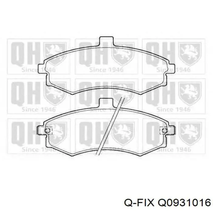 Колодки Q-fix Q0931016 цена, от 15.84 USD
