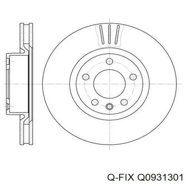 Sapatas do freio traseiras de disco Q-fix Q0931301 preço, a partir de 47,16 USD