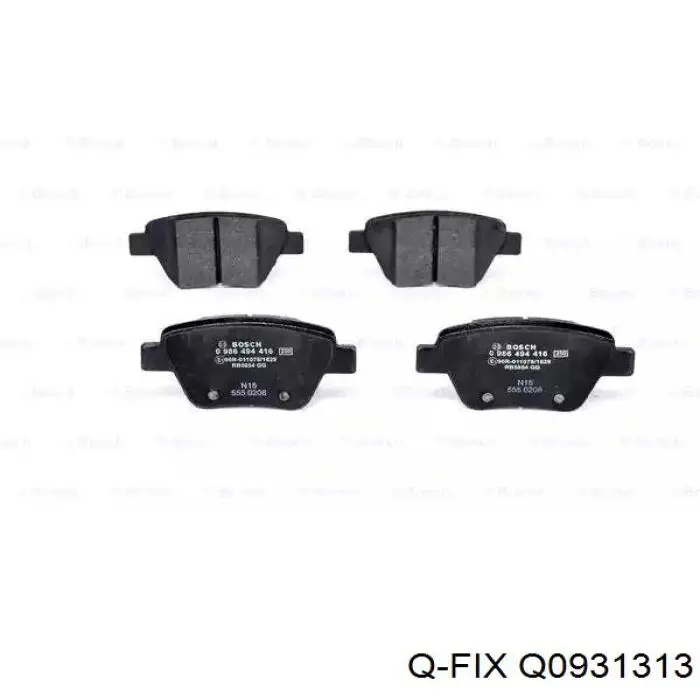 Задние тормозные колодки Q0931313 Q-fix