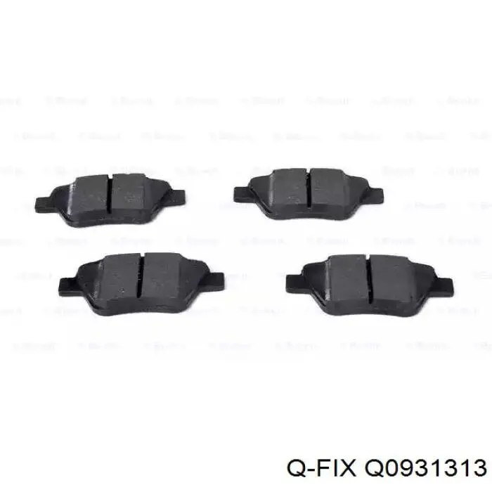 Купить Q0931313 Q-fix Колодки тормозные задние, дисковые