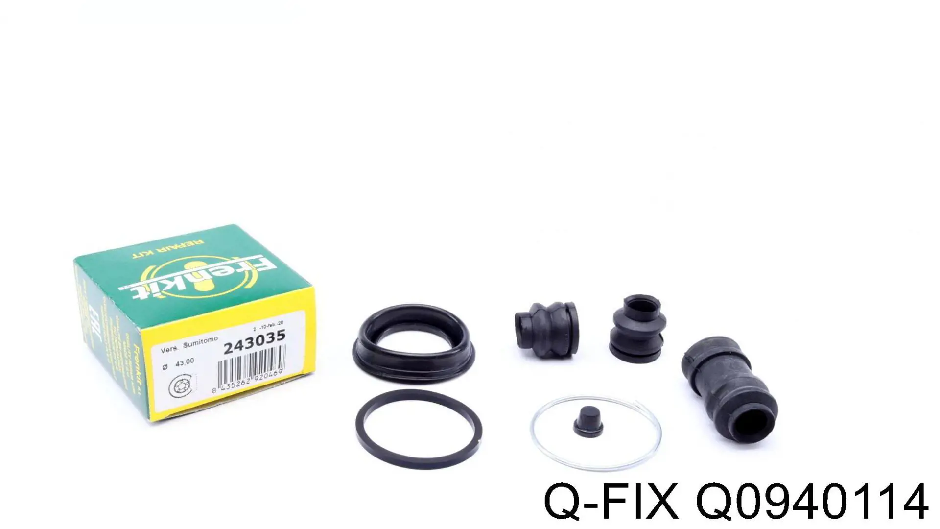 Втулка суппорта тормозного переднего Q-fix Q0940114 цена, от 1.79 USD