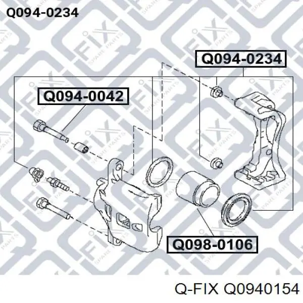 Ремкомплект суппортов Denckermann B200027 цена, от 6.55 USD