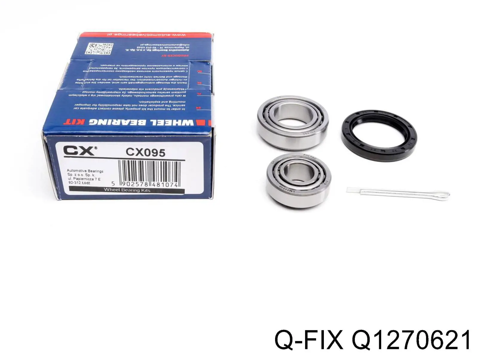 Купить Q1270621 Q-fix Подшипник передней ступицы