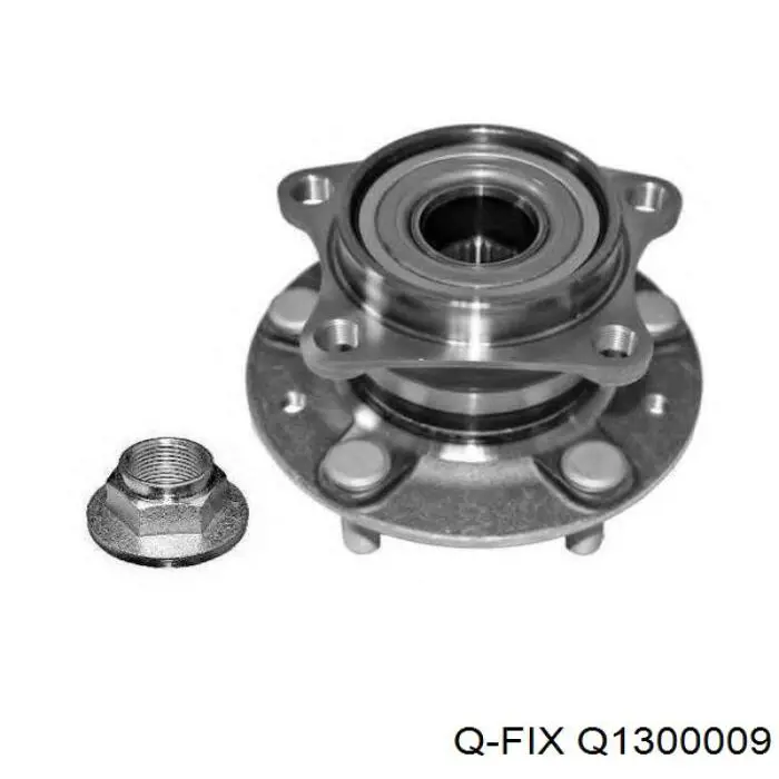 Задняя ступица Q1300009 Q-fix