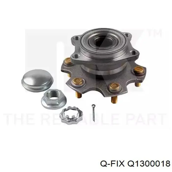Q1300018 Q-fix Ступица задняя