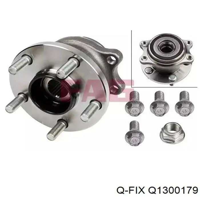 Ступицы задних колес Q-fix Q1300179 цена, от 47.31 USD