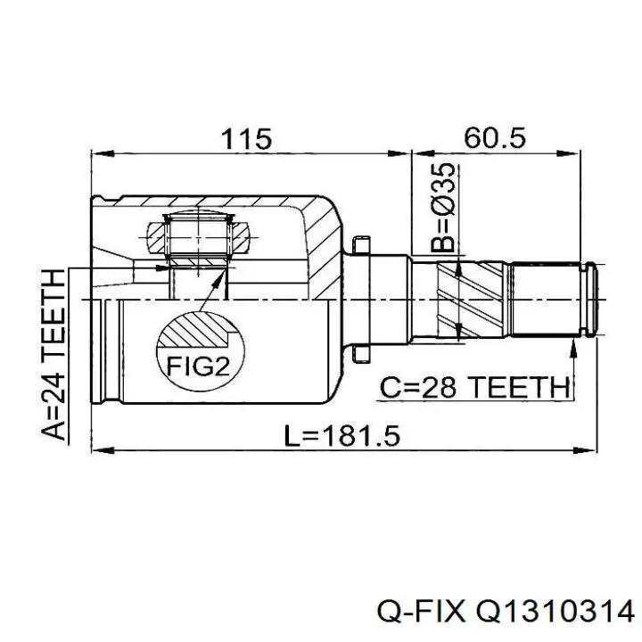 Граната колесная Q-fix Q1310314 цена, от 29.03 USD