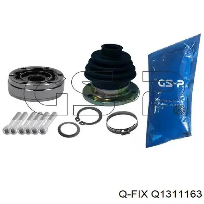 Шарнир угловых скоростей внутренний передний Q-fix Q1311163 цена, от 25.63 USD