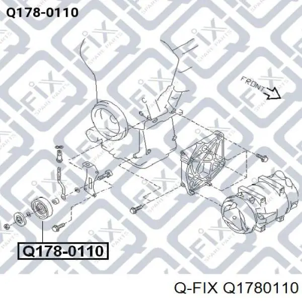 Натяжной ролик Q1780110 Q-fix