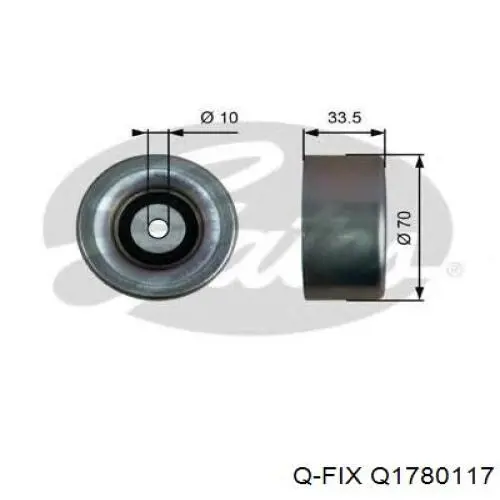 Натяжной ролик Q-fix Q1780117 цена, от 15.20 USD