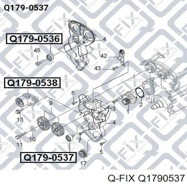 Паразитный ролик ГРМ Q1790537 Q-fix