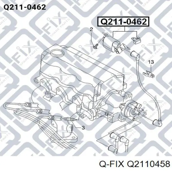 Bobina de encendido Q2110458 Q-fix