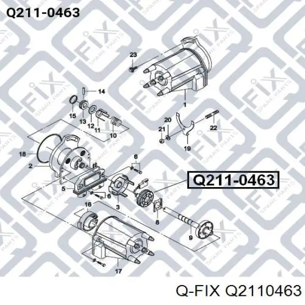 Датчик Холла Q2110463 Q-fix