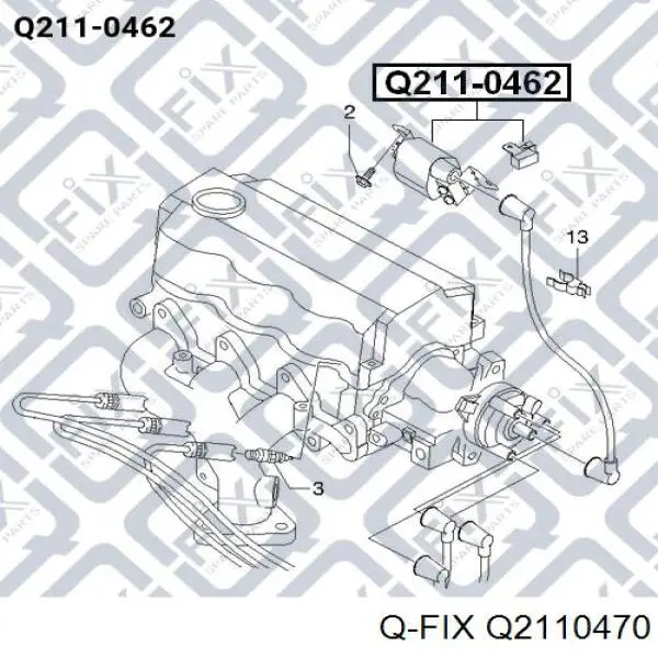 Q2110470 Q-fix Катушка зажигания
