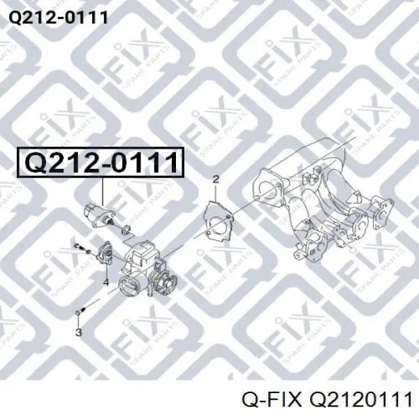 Регулятор холостого хода Q2120111 Q-fix