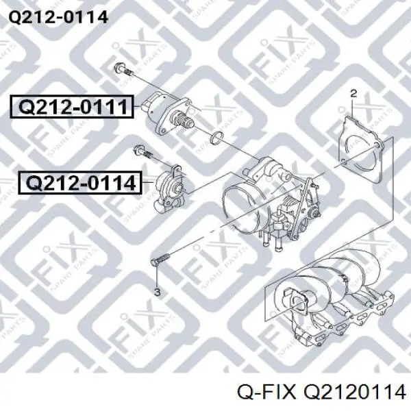 Потенциометр Q2120114 Q-fix