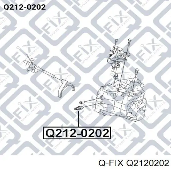 Interruptor, piloto de marcha atrás Q2120202 Q-fix