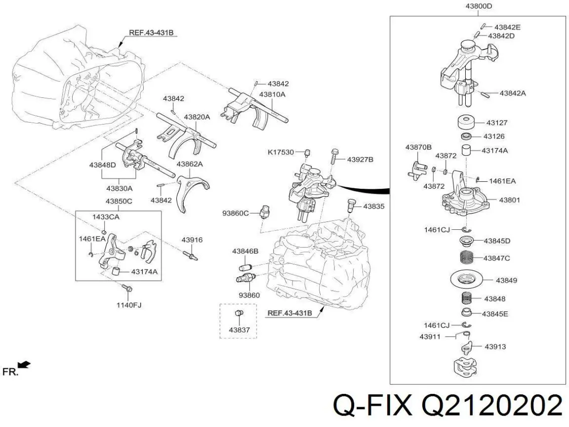 Датчик заднего хода Q2120202 Q-fix