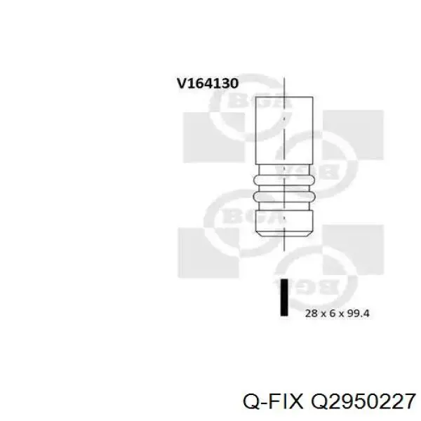 Выпускной клапан двигателя Freccia 6400 цена, от 6.11 USD