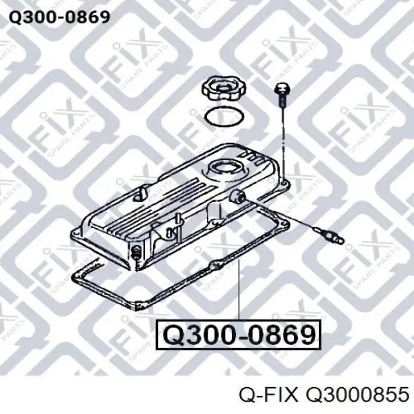 Прокладка клапанной крышки Q3000855 Q-fix