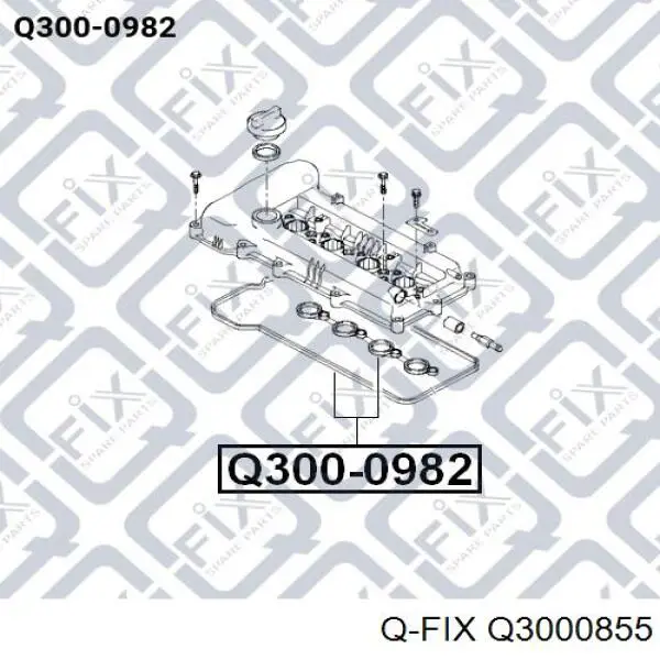 Прокладка клапанной крышки Q3000855 Q-fix
