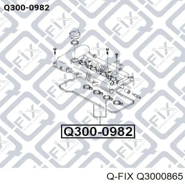 Q3000865 Q-fix Прокладка крышки клапана