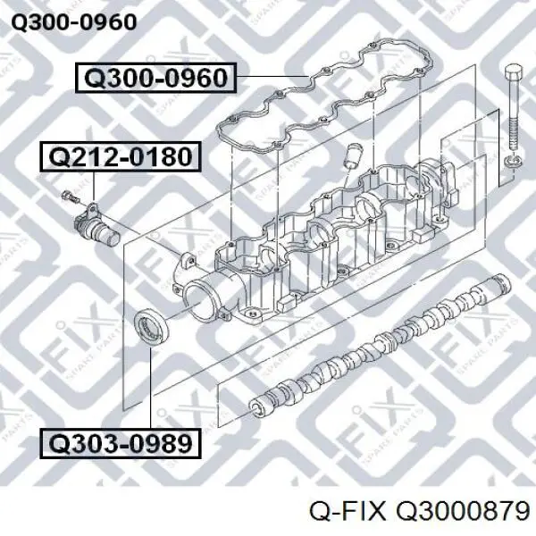 Прокладка клапанной крышки Q3000879 Q-fix