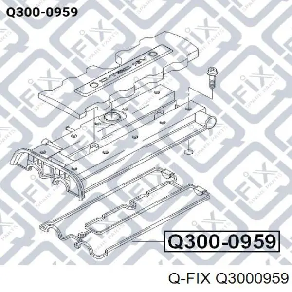 Прокладка клапанной крышки Q3000959 Q-fix