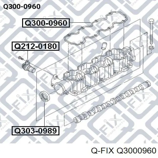 Прокладка клапанной крышки Q3000960 Q-fix