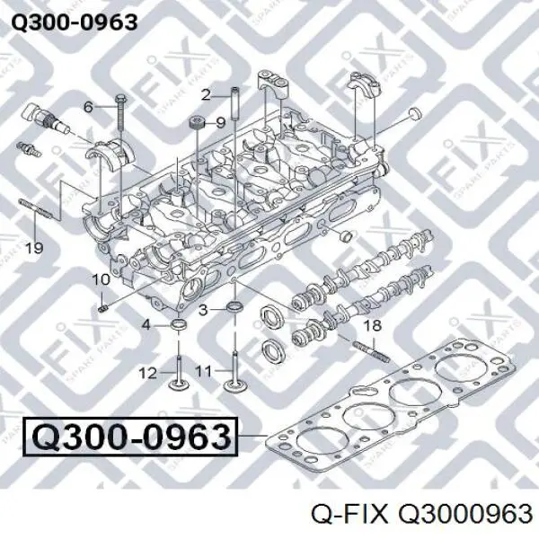 Прокладка ГБЦ Q3000963 Q-fix