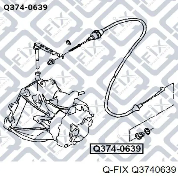 Трос сцепления Q3740639 Q-fix