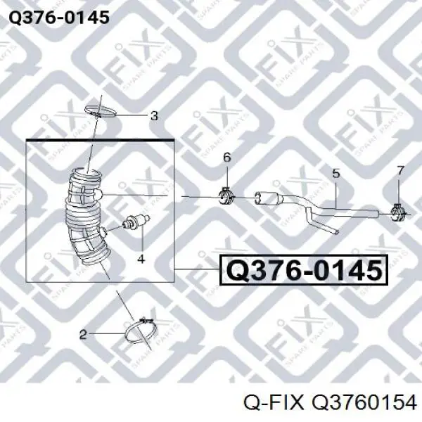 Q3760154 Q-fix Шланг для удаления воздуха